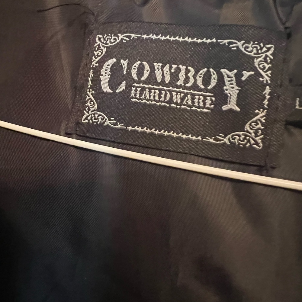 Cowboy Vest Mens Cross Cowboy Puffer Vest size Large